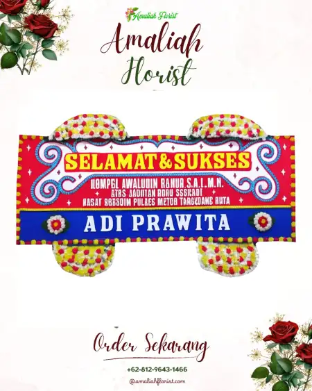 Papan Bunga Ucapan Selamat Argamukti